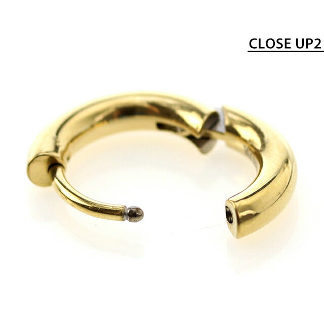 ライオンハート ピアス メンズ レディース ブランド サージカルステンレス フープ 片耳用 03EA0055YS ゴールド アクセサリー 03EA0055YS