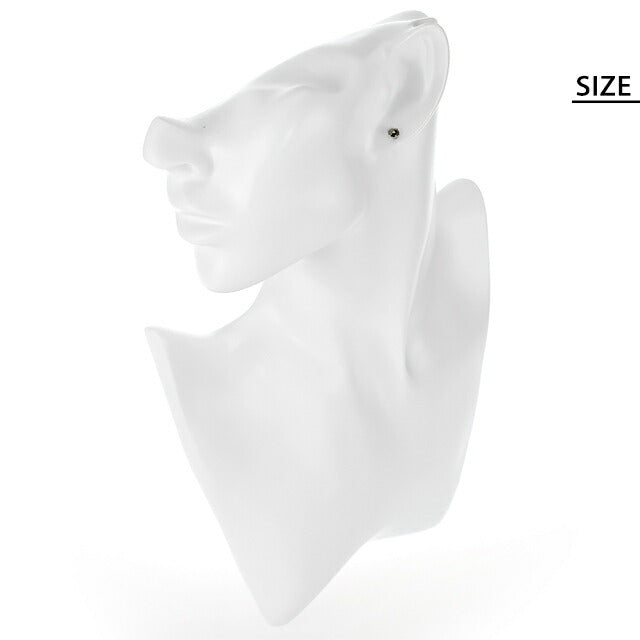 ライオンハート ピアス メンズ レディース ブランド プラチナ900 スタッド ブラックダイヤモンド 片耳用 04E12PS/M アクセサリー 04E12PS-M