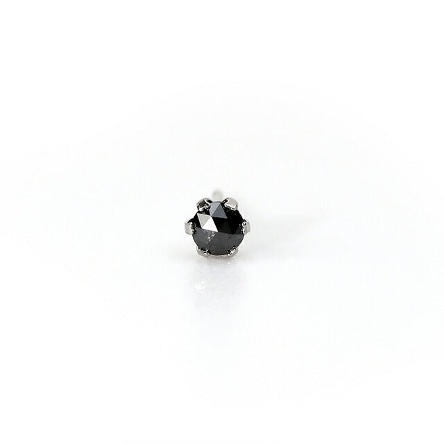 ライオンハート ピアス メンズ レディース ブランド プラチナ900 スタッド ブラックダイヤモンド 片耳用 04E12PS/S アクセサリー 04E12PS-S
