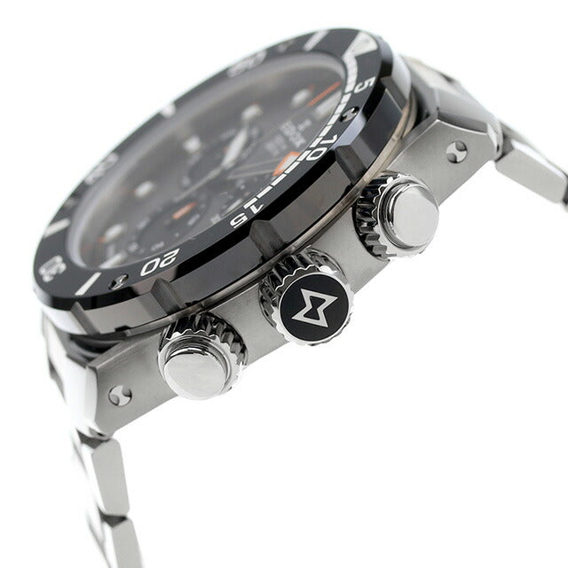 エドックス クロノオフショア1 CO-1 クオーツ 腕時計 ブランド メンズ チタン クロノグラフ EDOX 10242-TINM-GIDNO アナログ ブラック 黒 10242-TINM-GIDNO
