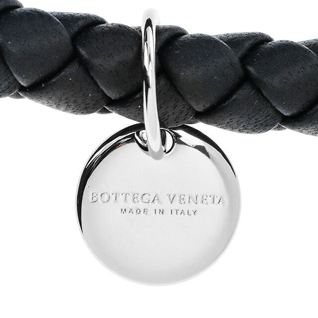 ボッテガ・ヴェネタ キーリング メンズ レディース ブランド BOTTEGA VENETA イントレチャート 113539 V001D 4014 ネイビー 113539-V001D-4014