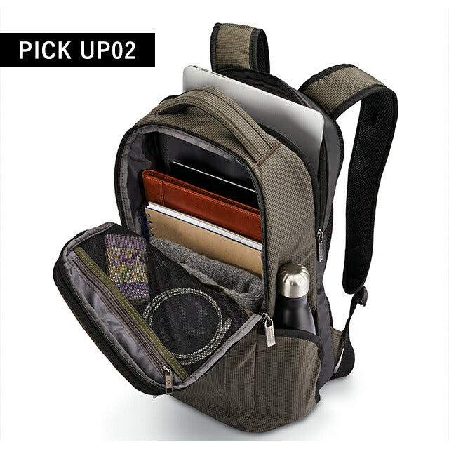 サムソナイト リュック Samsonite TECTONIC ビジネスカバン リュック バックパック リュックサック スクールバッグ 117356-1398 Green Black 117356-1398