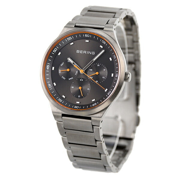 ベーリング 時計 メンズ クラシックコレクション 40mm マルチファンクション 腕時計 ブランド 11740-009 グレー 11740-009