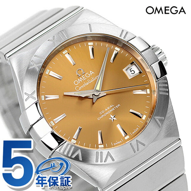 オメガ コンステレーション 37mm 自動巻き 機械式 腕時計 ブランド メンズ OMEGA 123.10.38.21.10.001 アナログ ブラウン スイス製 123-10-38-21-10-001