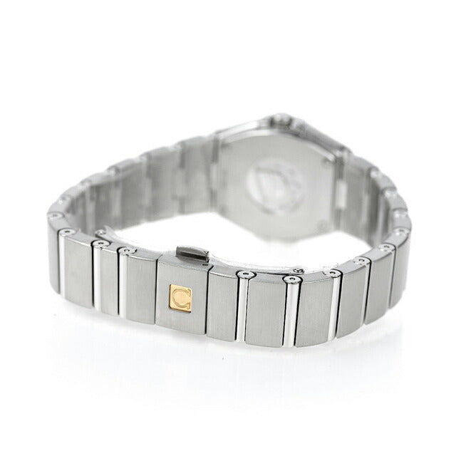 オメガ コンステレーション 24mm クオーツ 腕時計 ブランド レディース ダイヤモンド OMEGA 123.15.24.60.55.006 アナログ ホワイトシェル 白 123-15-24-60-55-006