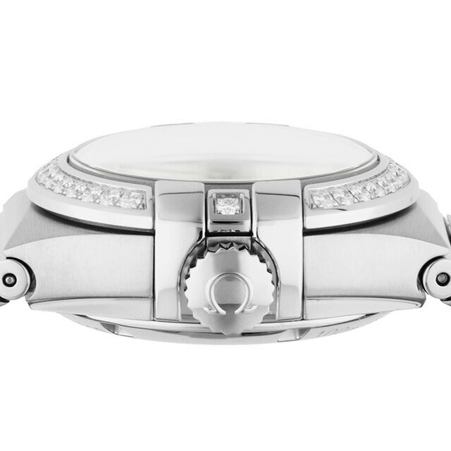 オメガ コンステレーション 27mm 自動巻き 機械式 腕時計 ブランド レディース ダイヤモンド OMEGA 123.15.27.20.55.002 アナログ ホワイトシェル 白 スイス製 123-15-27-20-55-002
