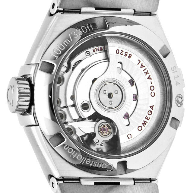 オメガ コンステレーション 27mm 自動巻き 機械式 腕時計 ブランド レディース ダイヤモンド OMEGA 123.15.27.20.55.002 アナログ ホワイトシェル 白 スイス製 123-15-27-20-55-002