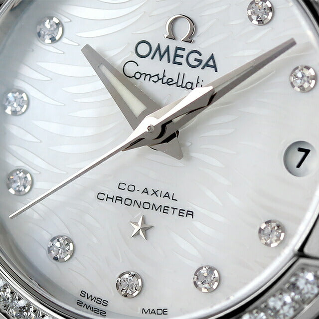 オメガ コンステレーション プリュム 27mm 自動巻き 機械式 腕時計 ブランド レディース ダイヤモンド OMEGA 123.15.27.20.55.003 アナログ スイス製 123-15-27-20-55-003