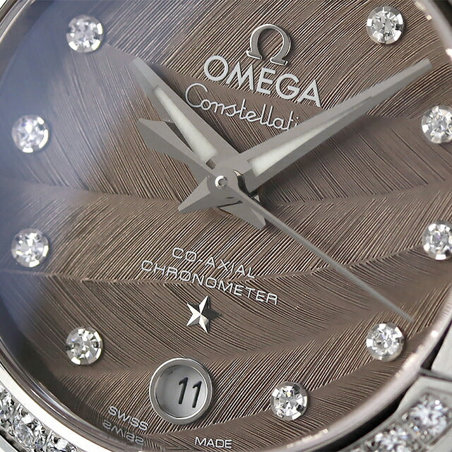 オメガ コンステレーション 27mm 自動巻き 機械式 腕時計 ブランド レディース ダイヤモンド OMEGA 123.15.27.20.56.001 アナログ グレー スイス製 123-15-27-20-56-001