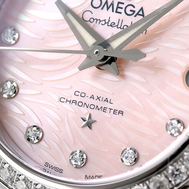 オメガ コンステレーション 27mm 自動巻き 機械式 腕時計 ブランド レディース ダイヤモンド OMEGA 123.15.27.20.57.002 アナログ シェル スイス製 123-15-27-20-57-002