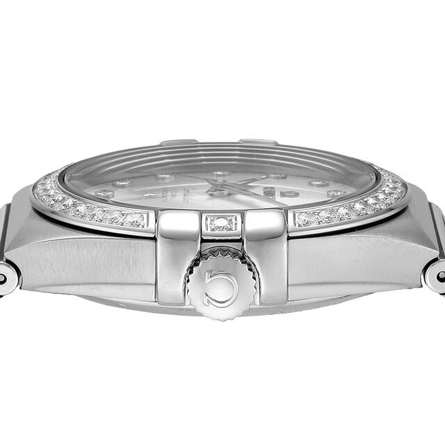 オメガ コンステレーション 35mm 自動巻き 機械式 腕時計 メンズ ダイヤモンド OMEGA 123.15.35.20.52.001 アナログ シルバー スイス製 123-15-35-20-52-001