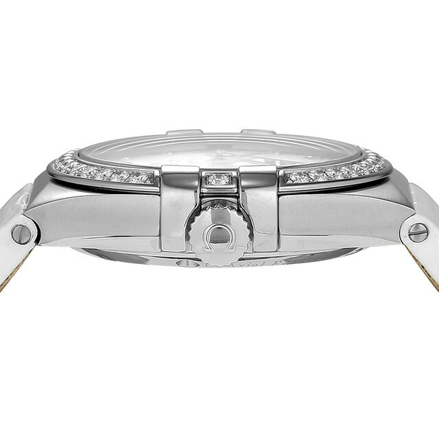 オメガ コンステレーション 35mm 自動巻き 機械式 腕時計 ブランド レディース ダイヤモンド OMEGA 123.18.35.20.55.001 アナログ ホワイトシェル スイス製 123-18-35-20-55-001