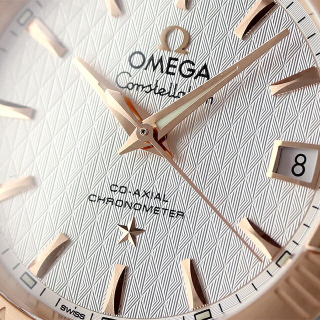 オメガ コンステレーション 35mm 自動巻き 機械式 腕時計 ブランド メンズ OMEGA 123.20.35.20.02.005 アナログ シルバー レッドゴールド 赤 スイス製 123-20-35-20-02-005