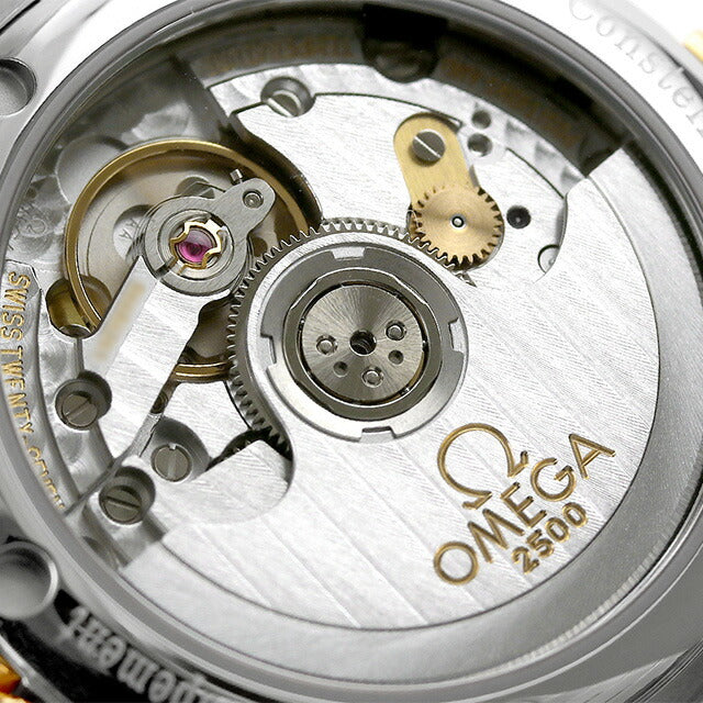 オメガ コンステレーション 34mm 自動巻き 機械式 腕時計 ブランド メンズ OMEGA 123.20.35.20.06.001 アナログ グレー イエローゴールド スイス製 123-20-35-20-06-001