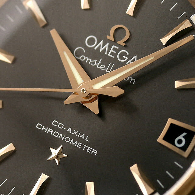 オメガ コンステレーション 34mm 自動巻き 機械式 腕時計 ブランド メンズ OMEGA 123.20.35.20.06.002 アナログ グレー レッドゴールド 赤 スイス製 123-20-35-20-06-002