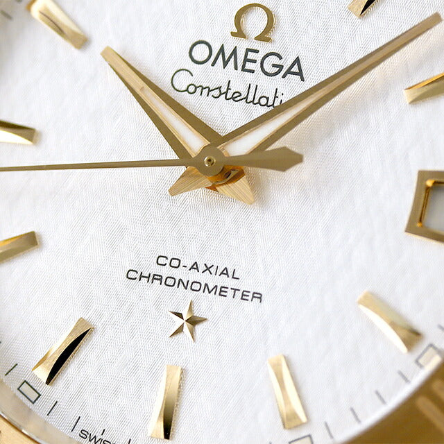 オメガ コンステレーション 38mm 自動巻き 機械式 腕時計 ブランド メンズ OMEGA 123.20.38.21.02.006 アナログ シルバー イエローゴールド スイス製 123-20-38-21-02-006