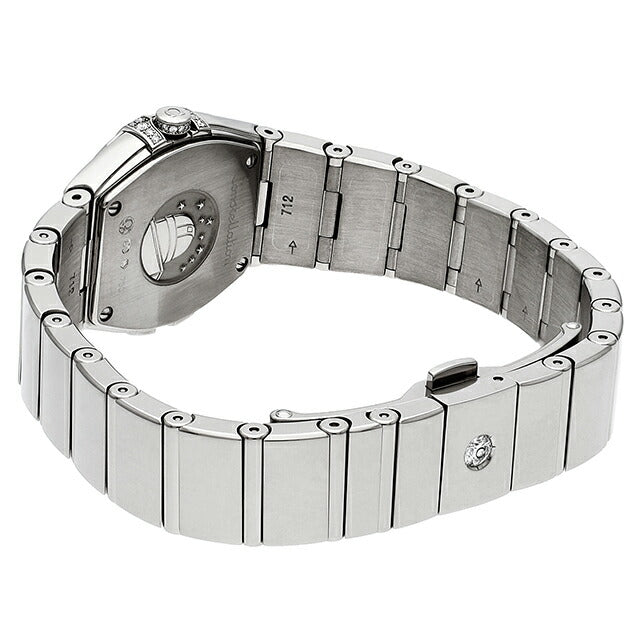オメガ コンステレーション 24mm クオーツ 腕時計 ブランド レディース ダイヤモンド OMEGA 123.55.24.60.55.014 アナログ ホワイト 123-55-24-60-55-014