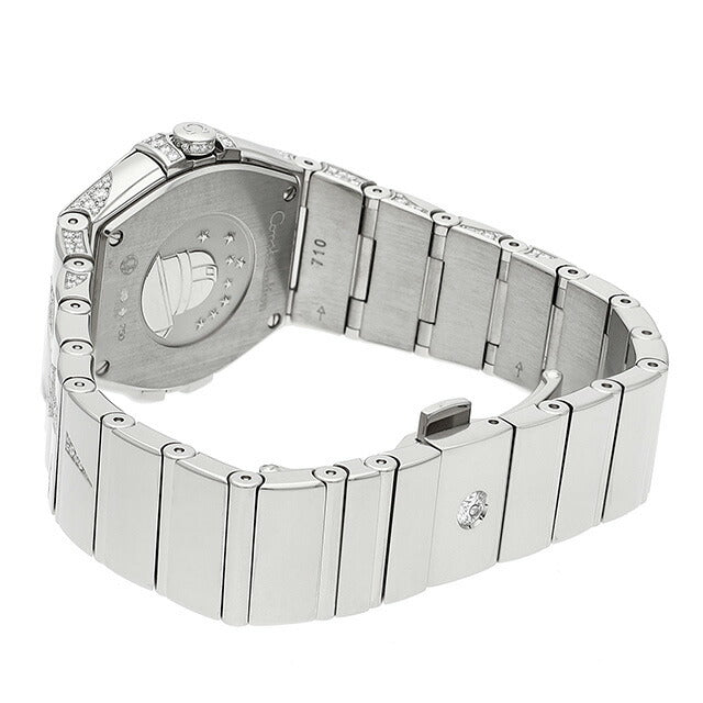 オメガ コンステレーション 28mm クォーツ 電池式 腕時計 ブランド レディース OMEGA 123.55.27.60.55.012 アナログ ホワイトゴールド 白 スイス製 123-55-27-60-55-012