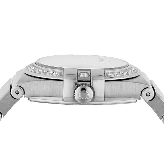 オメガ コンステレーション 27mm クオーツ 腕時計 ブランド レディース ダイヤモンド OMEGA 123.55.27.60.99.001 アナログ ホワイト 123-55-27-60-99-001
