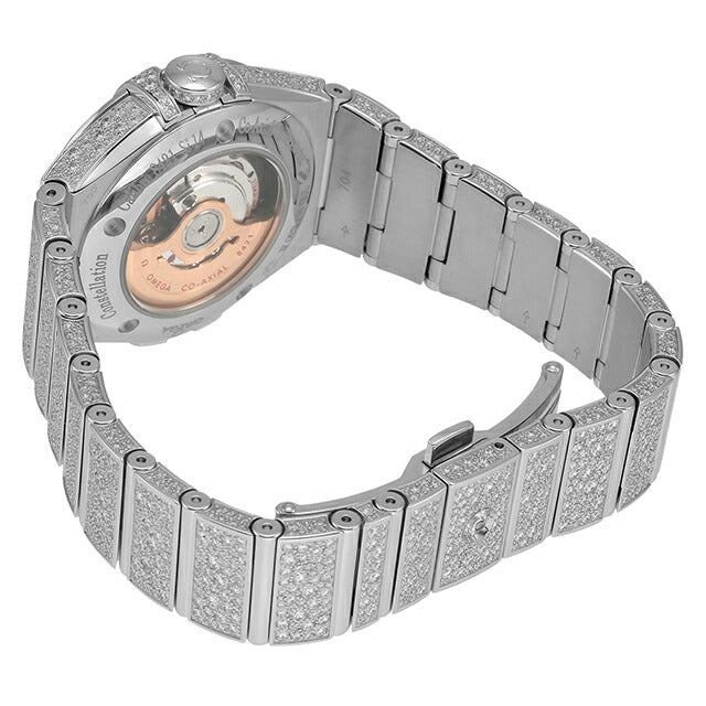 オメガ コンステレーション 31mm 自動巻き 腕時計 ブランド レディース ダイヤモンド OMEGA 123.55.31.20.55.007 アナログ ホワイト 123-55-31-20-55-007