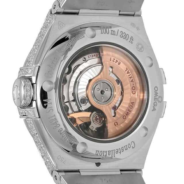 オメガ コンステレーション 31mm 自動巻き 腕時計 ブランド レディース ダイヤモンド OMEGA 123.55.31.20.55.007 アナログ ホワイト 123-55-31-20-55-007