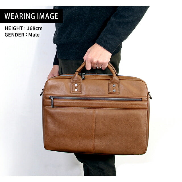 サムソナイト ビジネスバッグ メンズ ブランド SAM CLASSIC LEATHER Slim Brief ビジネスカバン レザー 126038-1221 COGNAC バッグ 126038-1221