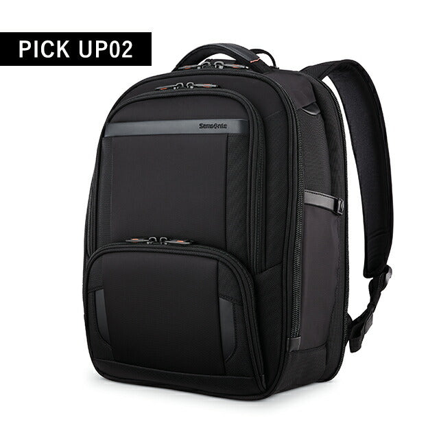 サムソナイト リュック メンズ ブランド PRO Slim Backpack ビジネスカバン リュック バックパック レザー 126358-1041 ブラック バッグ 126358-1041