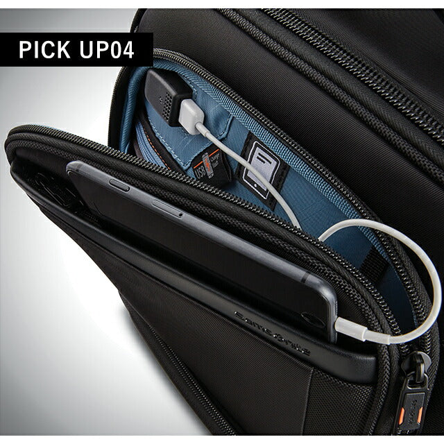 サムソナイト リュック メンズ ブランド PRO Slim Backpack ビジネスカバン リュック バックパック レザー 126358-1041 ブラック バッグ 126358-1041