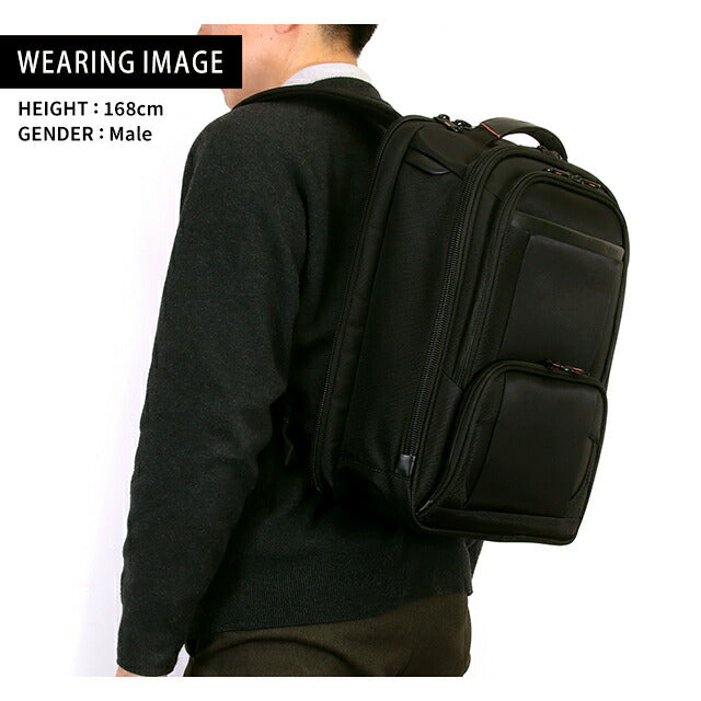 サムソナイト リュック メンズ ブランド PRO Slim Backpack ビジネスカバン リュック バックパック レザー 126358-1041 ブラック バッグ 126358-1041