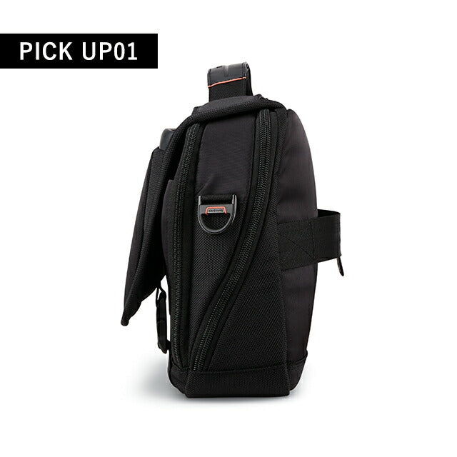 サムソナイト ビジネスバッグ メンズ ブランド PRO 13 Slim Messenger ビジネスカバン パソコンバッグ レザー 126360-1041 ブラック バッグ 126360-1041