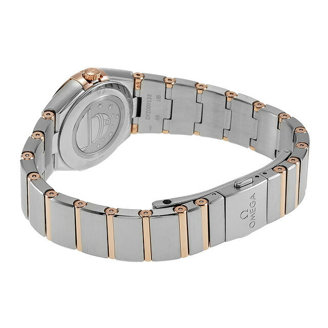 オメガ コンステレーション マンハッタン 26mm クオーツ 腕時計 レディース OMEGA 131.20.25.60.05.001 アナログ ホワイトシェル セドナゴールド 白 スイス製 131-20-25-60-05-001