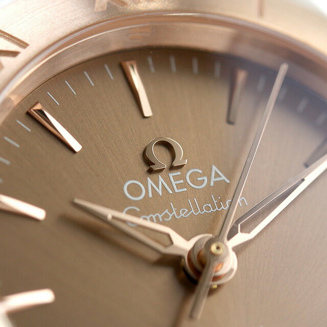 オメガ コンステレーション 29mm 自動巻き 腕時計 ブランド レディース OMEGA 131.20.29.20.13.001 アナログ ブラウン シルバー ローズゴールド スイス製 131-20-29-20-13-001