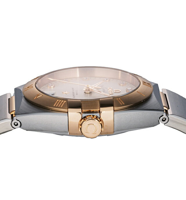 オメガ コンステレーション 36mm 自動巻き 腕時計 ブランド メンズ ダイヤモンド OMEGA 131.20.36.20.52.001 アナログ シルバー 131-20-36-20-52-001