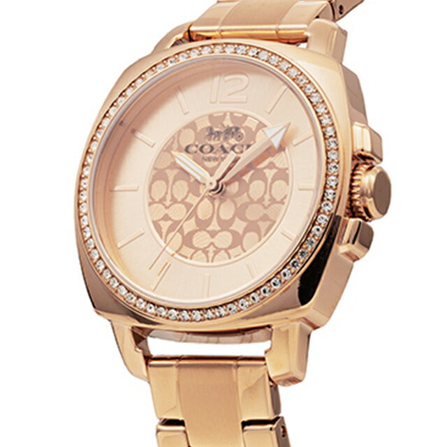 コーチ BOYFRIEND クオーツ 腕時計 ブランド レディース COACH 14000087 アナログ ピンクゴールド 14000087