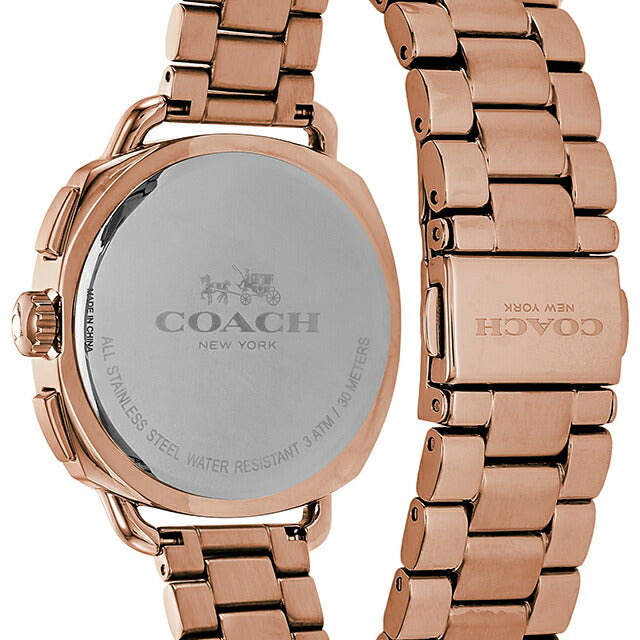 コーチ TATUM クオーツ 腕時計 ブランド レディース COACH 14502604 アナログ シルバー ローズゴールド 14502604