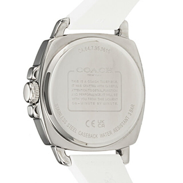 コーチ BOYFRIEND SMALL クオーツ 腕時計 ブランド レディース COACH 14503146 アナログ シルバー ホワイト 白 14503146