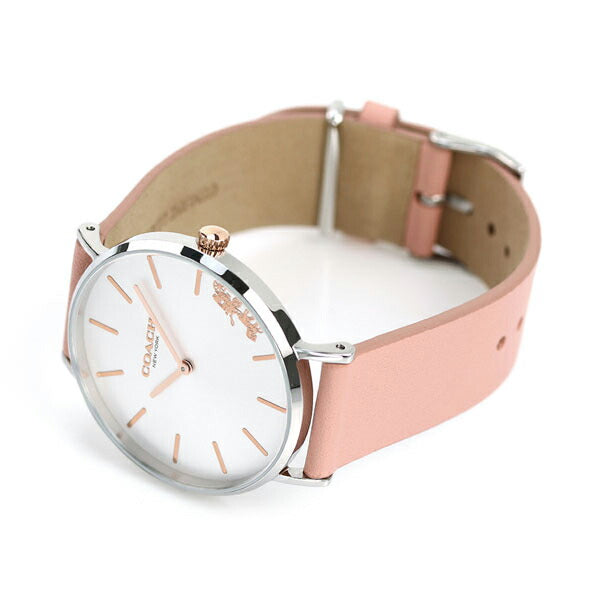 コーチ 時計 レディース ペリー 36mm 腕時計 14503258 COACH シルバー ピンク 14503258