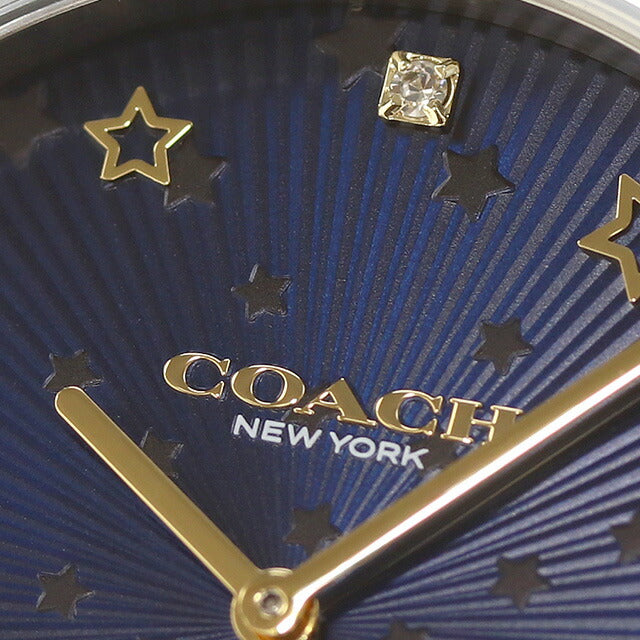 コーチ ペリー クォーツ 電池式 腕時計 ブランド レディース COACH 14503523 アナログ ネイビー ゴールド シルバー 14503523