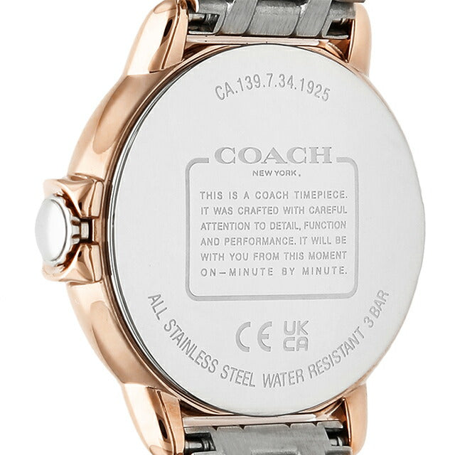 コーチ ARDEN クオーツ 腕時計 ブランド レディース COACH 14503604 アナログ ホワイト ピンクゴールド 白 14503604