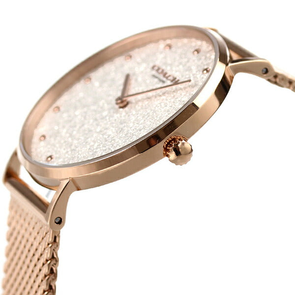 コーチ 時計 ペリー 36mm クオーツ レディース 腕時計 ブランド 14503631 シルバー ピンクゴールド 14503631