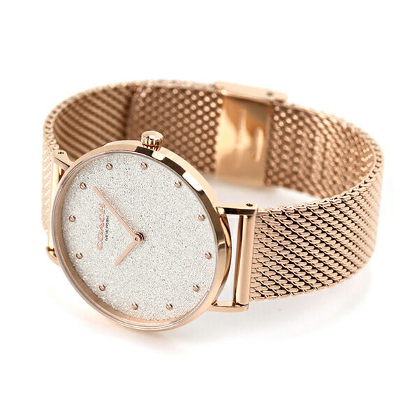 コーチ 時計 ペリー 36mm クオーツ レディース 腕時計 ブランド 14503631 シルバー ピンクゴールド 14503631