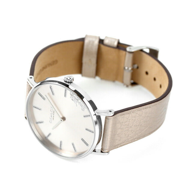 コーチ ペリー 36mm クオーツ レディース 腕時計 ブランド 14503853 シャンパンゴールド 14503853