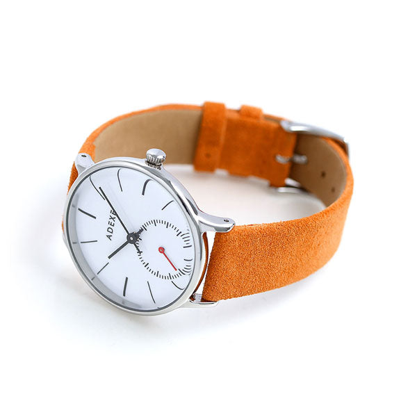 アデクス スイートコレクション 33mm スモールセコンド 1870B-07-JP18MAR 腕時計 ブランド プチ オレンジ メンズ 1870B-07-JP18MAR