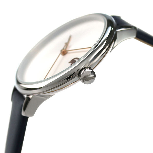 ラコステ 時計 34mm クオーツ レディース 腕時計 ブランド 2001100 シルバー ネイビー 2001100