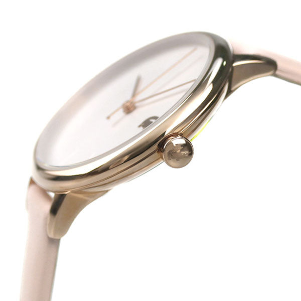 ラコステ 時計 34mm クオーツ レディース 腕時計 ブランド 2001101 シルバー ピンク 2001101