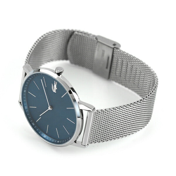 ラコステ 時計 41mm クロノグラフ クオーツ メンズ 腕時計 ブランド 2011005 ブルー 2011005