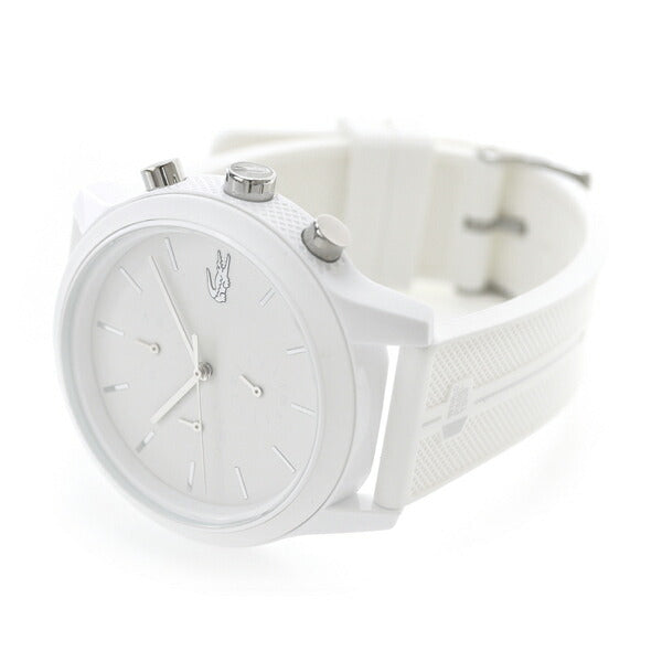 ラコステ 時計 42mm クロノグラフ クオーツ メンズ 腕時計 ブランド 2011090 ホワイト 2011090