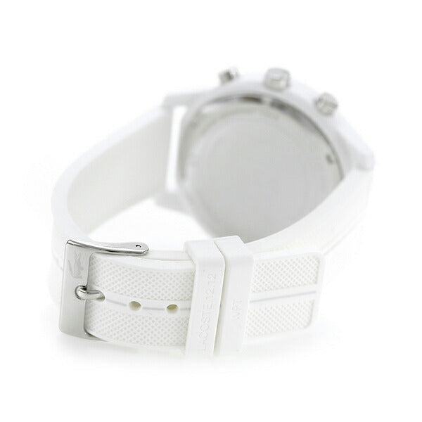ラコステ 時計 42mm クロノグラフ クオーツ メンズ 腕時計 ブランド 2011090 ホワイト 2011090