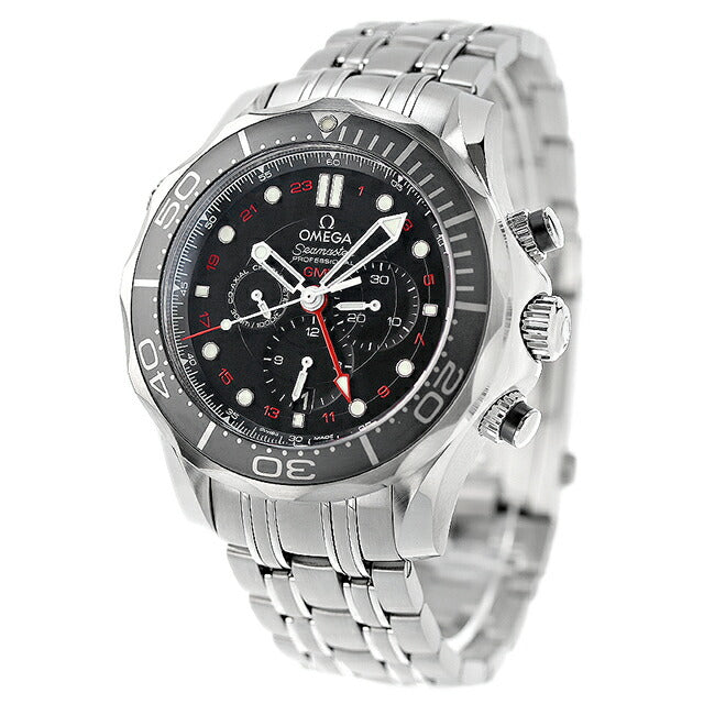 オメガ シーマスター コーアクシャル クロノメーター GMT クロノグラフ 44mm 自動巻き 機械式 腕時計 ブランド メンズ OMEGA 212.30.44.52.01.001 212-30-44-52-01-001