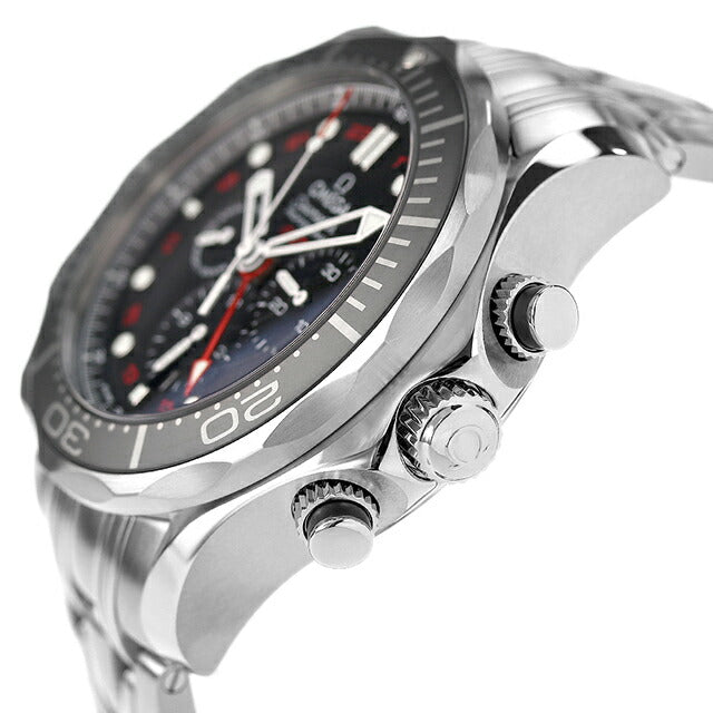 オメガ シーマスター コーアクシャル クロノメーター GMT クロノグラフ 44mm 自動巻き 機械式 腕時計 ブランド メンズ OMEGA 212.30.44.52.01.001 212-30-44-52-01-001